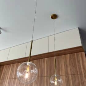 Lustre Verre LED Bulle photo review