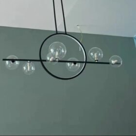 Lustre LED Bulle Verre photo review