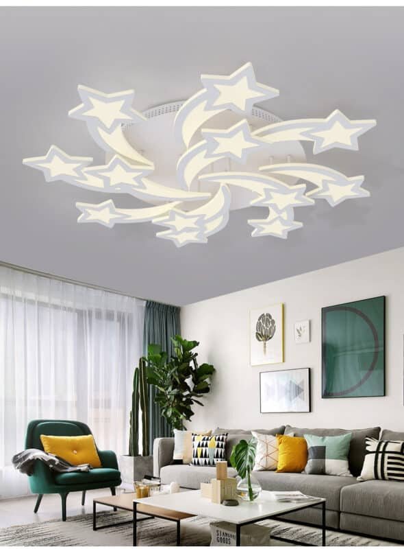 Plafonnier LED Étoiles