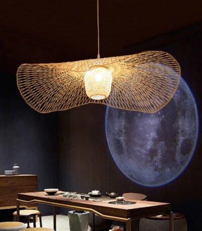 Luminaire Bambou Osier