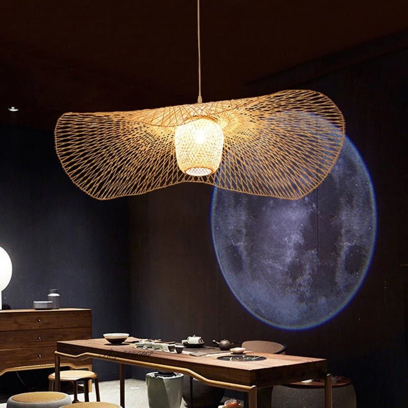 Luminaire Bambou Osier