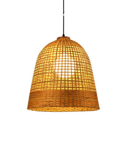 Lustre Cloche Bambou