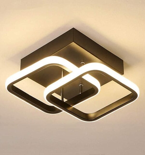 Plafonnier LED Double Carré