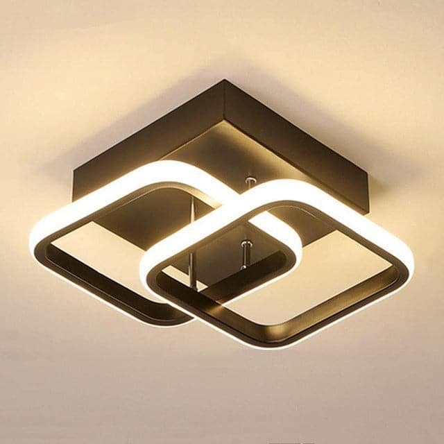 Plafonnier LED Double Carré