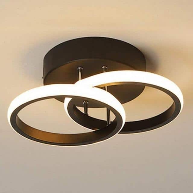 Plafonnier LED Double Rond
