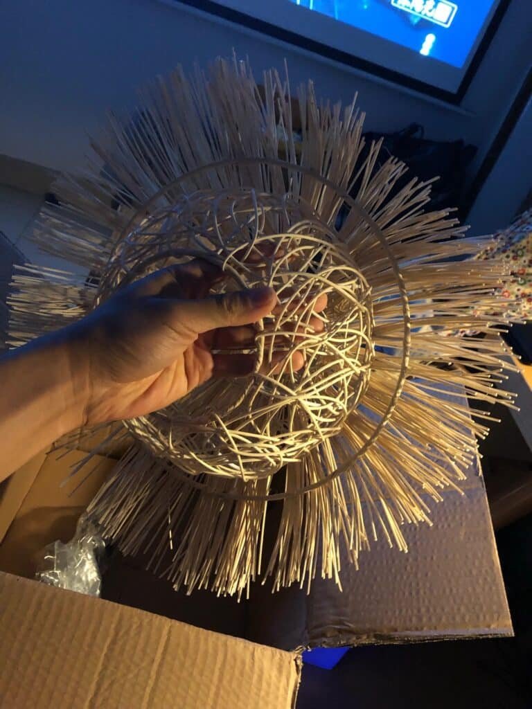 Lampe Bambou Suspension photo review
