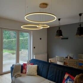 Lustre Anneaux LED photo review
