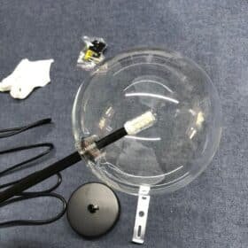 Lustre Verre LED Bulle photo review