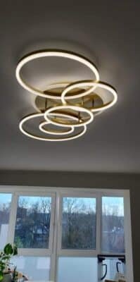 Plafonnier Anneaux LED photo review