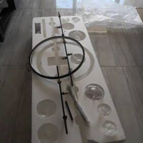 Lustre LED Bulle Verre photo review