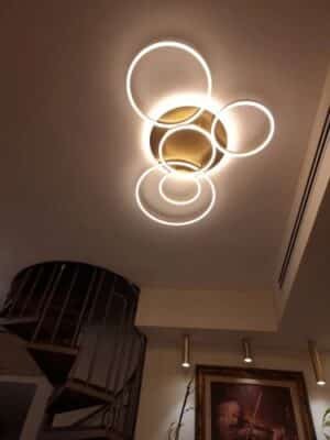 Plafonnier Anneaux LED photo review