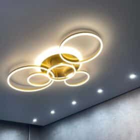 Plafonnier Anneaux LED photo review