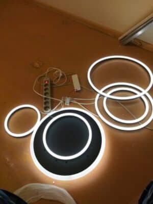Plafonnier Anneaux LED photo review