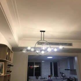 Lustre LED Bulle Verre photo review