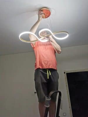 Lustre LED Infinity photo review