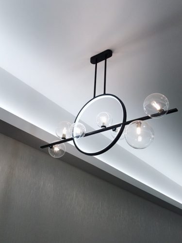 Lustre LED Bulle Verre photo review
