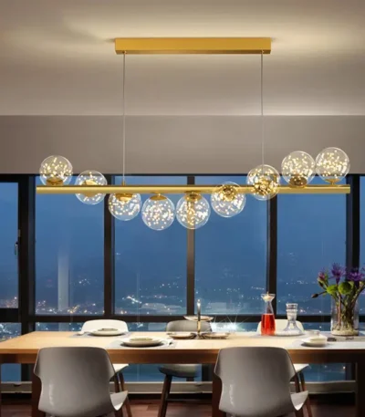 Suspension Boule Verre Design