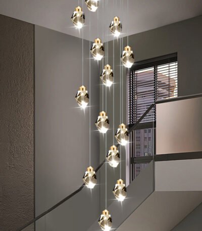 Lustre Tombant Escalier