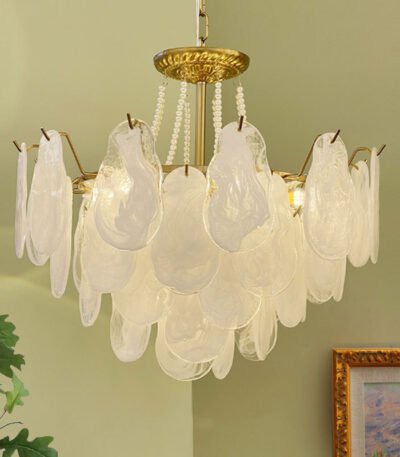 Suspension Perle Blanche