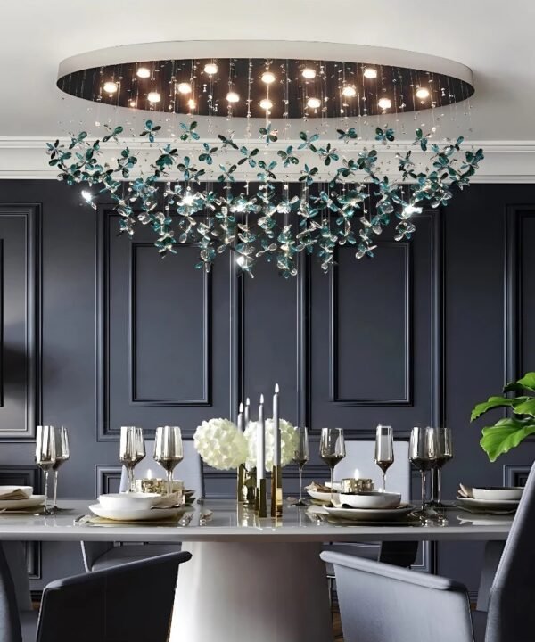 Lustre Cristal Fleur