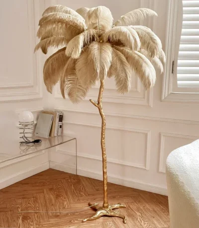 Lampe Sur Pied Plume