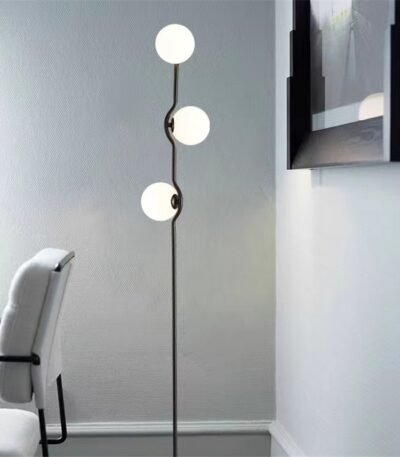 Lampadaire Boule De Verre