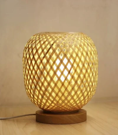 Lampe De Chevet Rotin