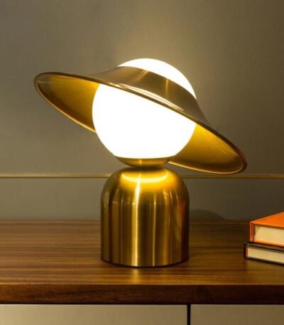 Lampe Chevet Metal Doré