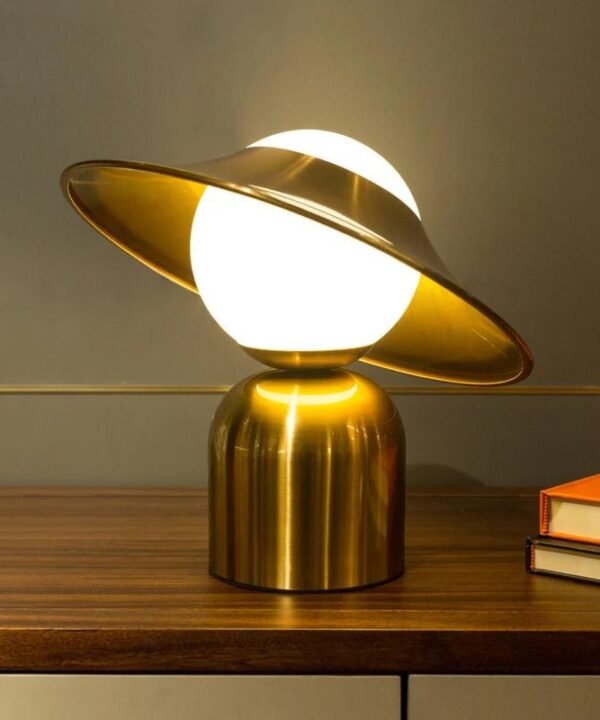 Lampe Chevet Metal Doré