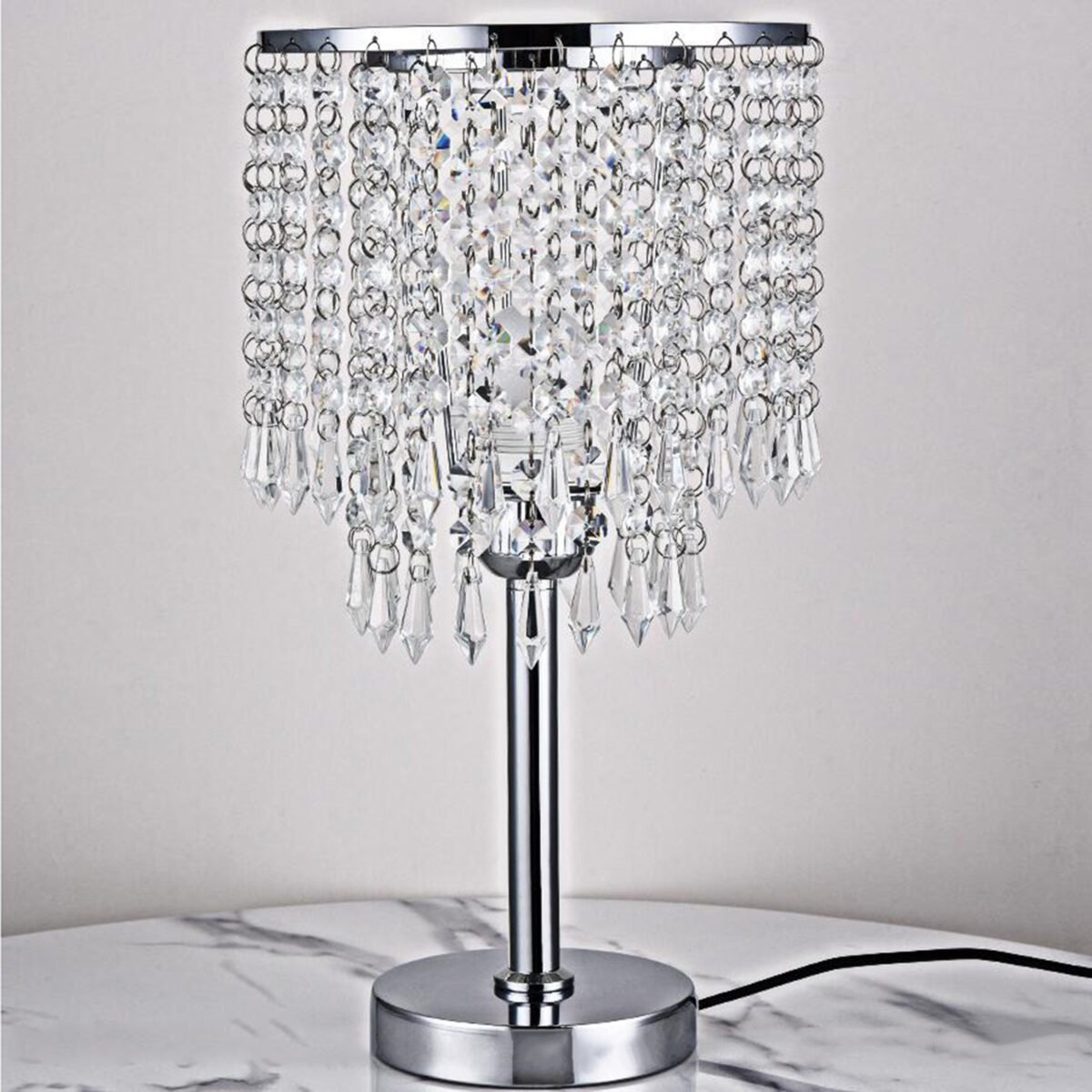 Lampe Cristal Ancienne – Image 3