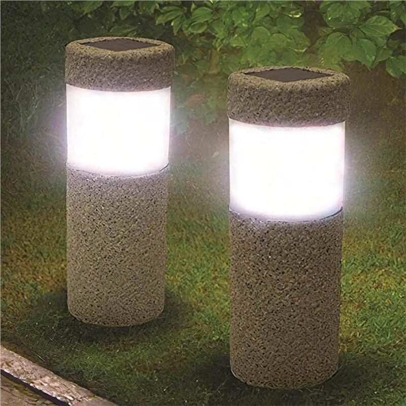 Lampe Solaire En Pierre
