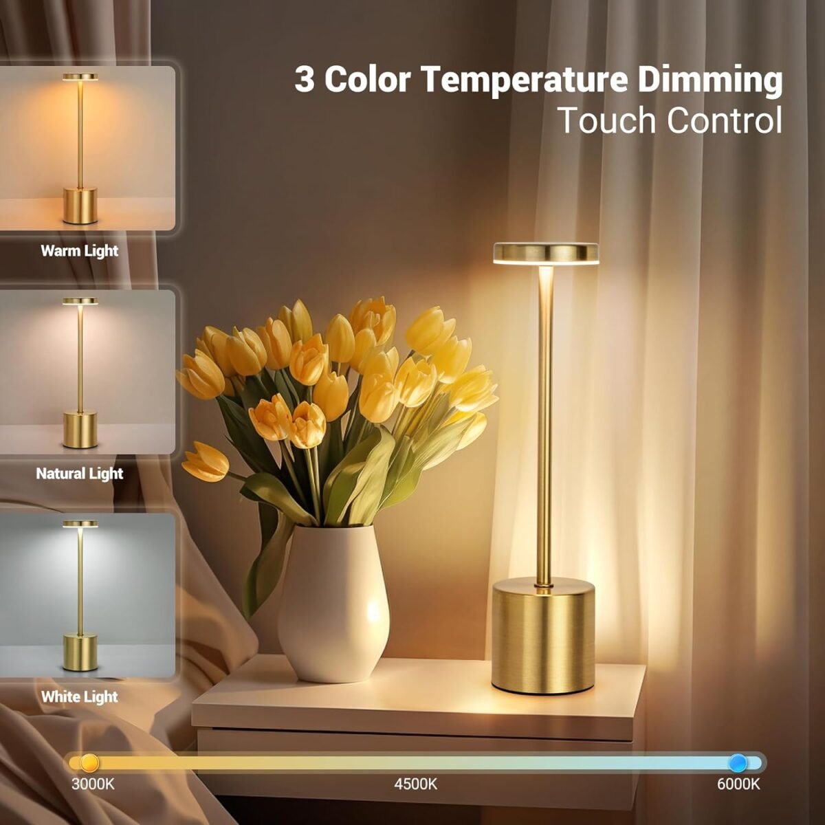 Lampe De Table Tactile – Image 4