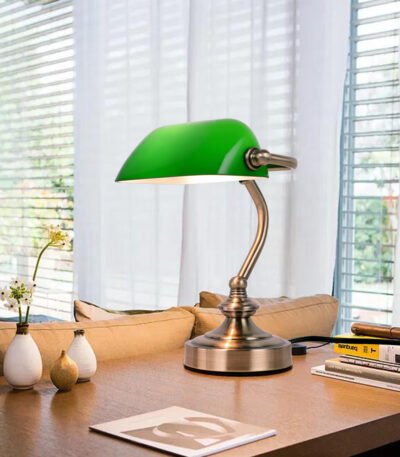 Lampe Verte Retro