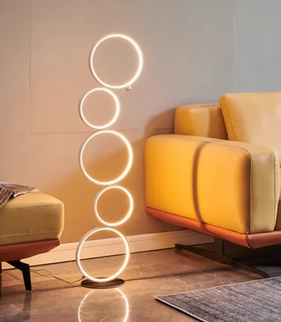 Lampe Anneau Sur Pied