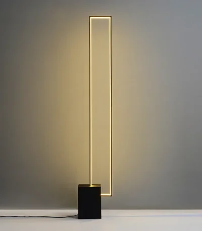 Lampadaire Led Rectangulaire