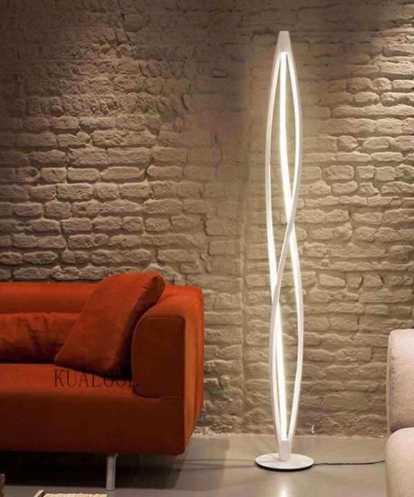Lampadaire Led Torsadé