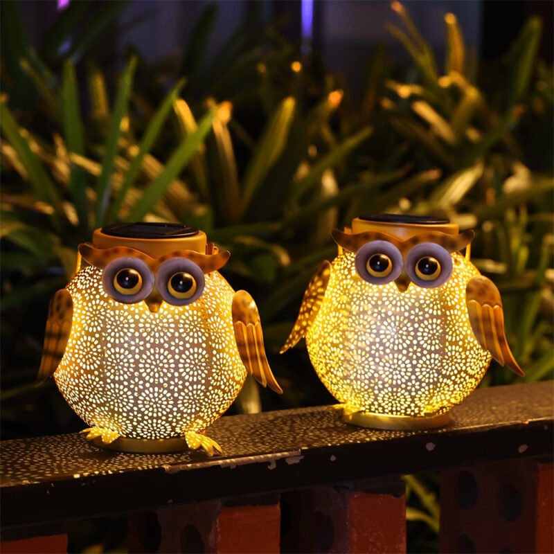 Lampe Solaire Hibou