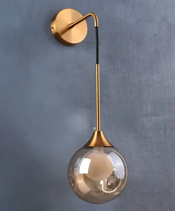 Applique Murale Boule Verre