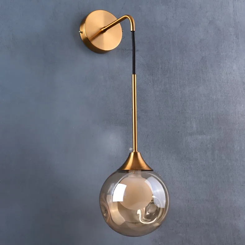 Applique Murale Boule Verre