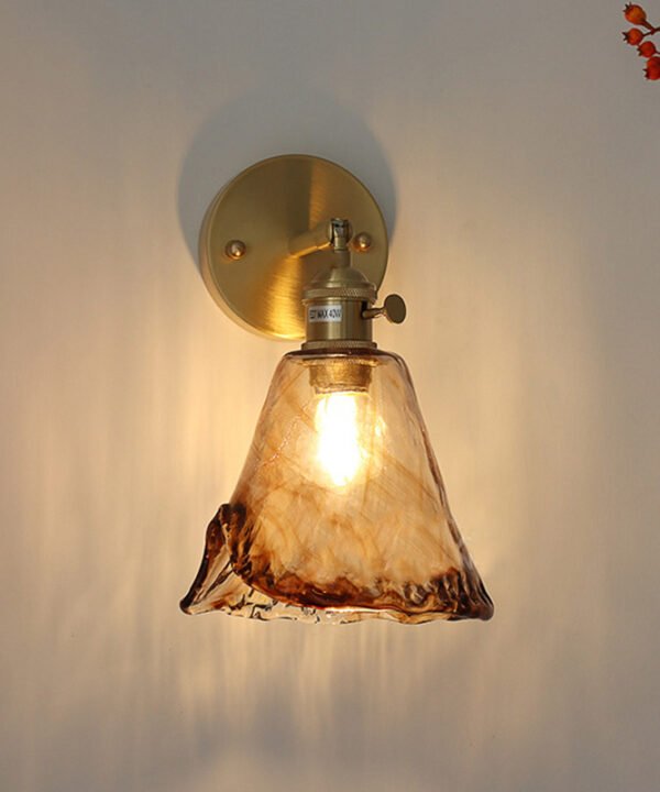 Applique Murale Ancienne Verre