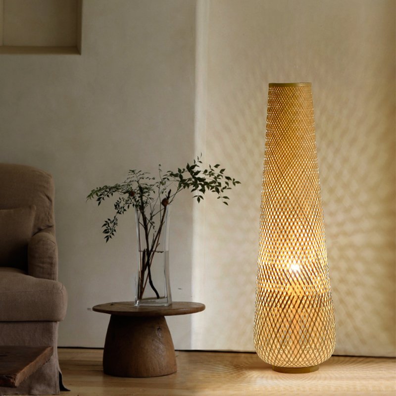 Lampadaire En Bambou