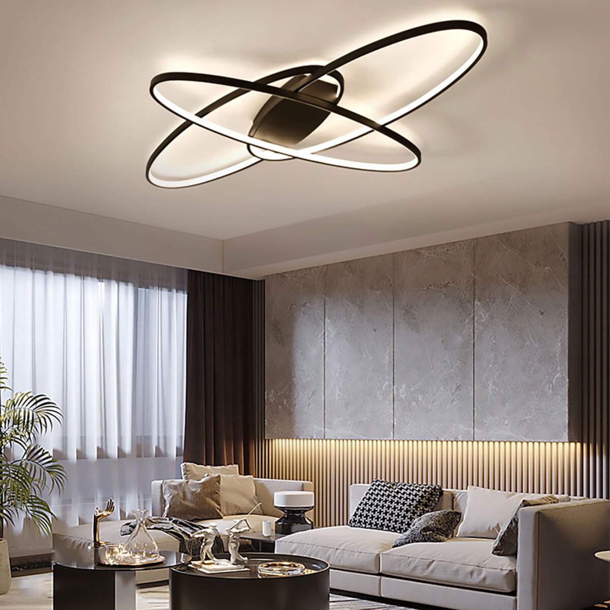 Plafonnier Led Geometrique – Image 2