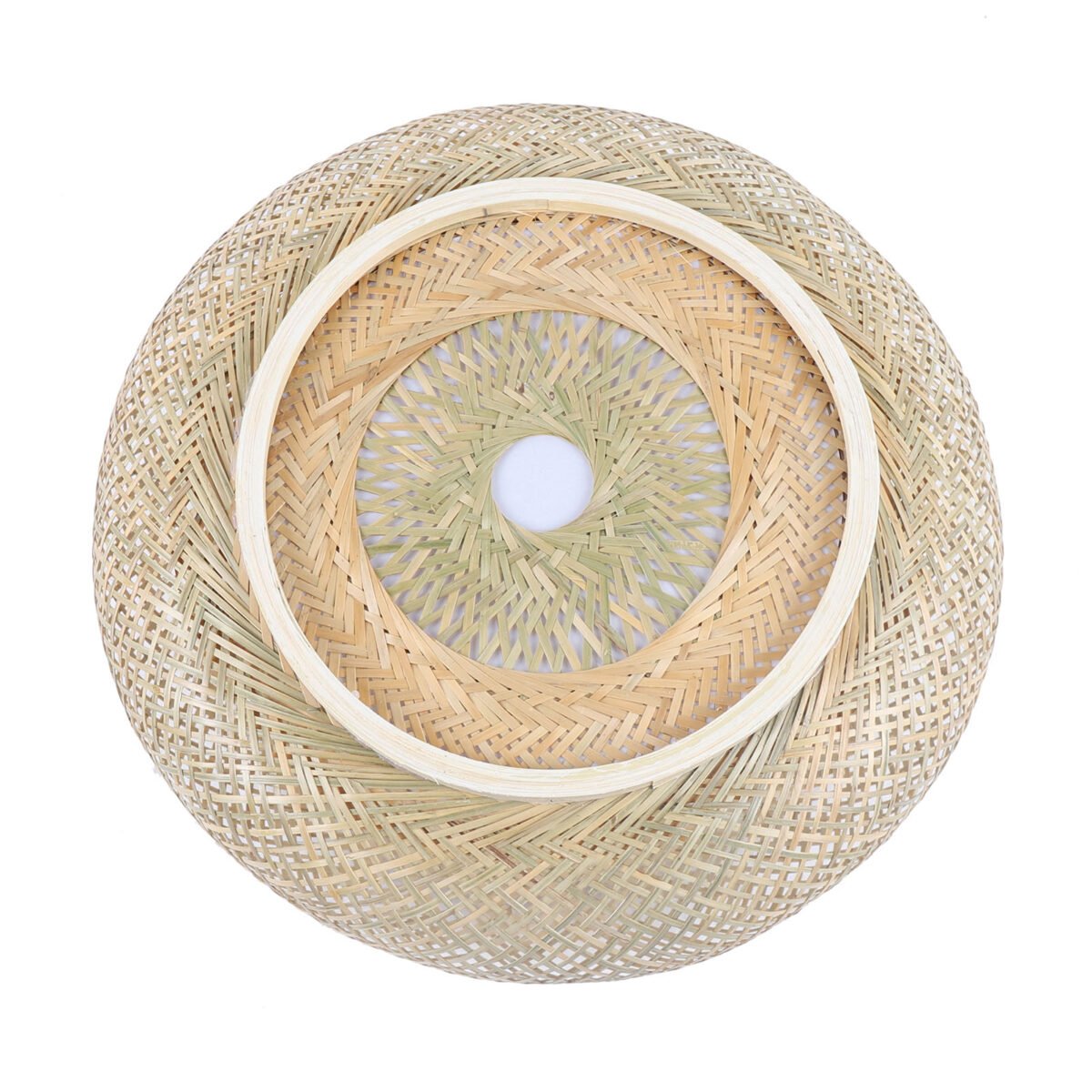 Plafonnier Osier Rotin – Image 4