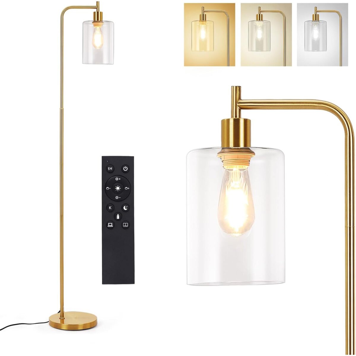 Lampadaire En Verre Design – Image 2
