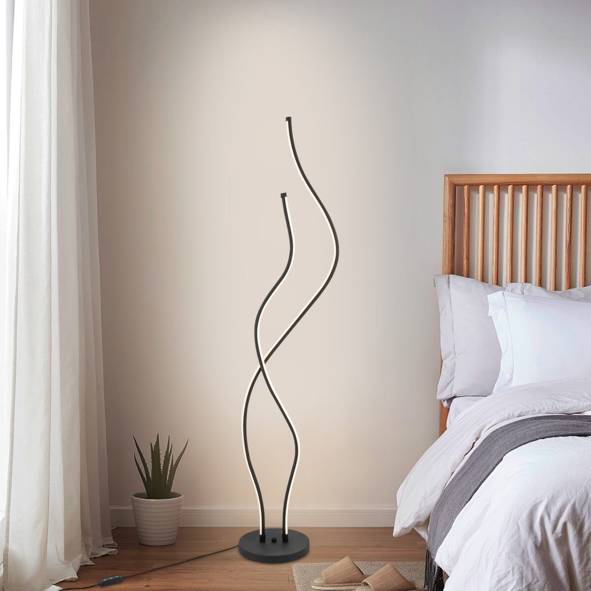 Lampe Sur Pied Spirale – Image 2